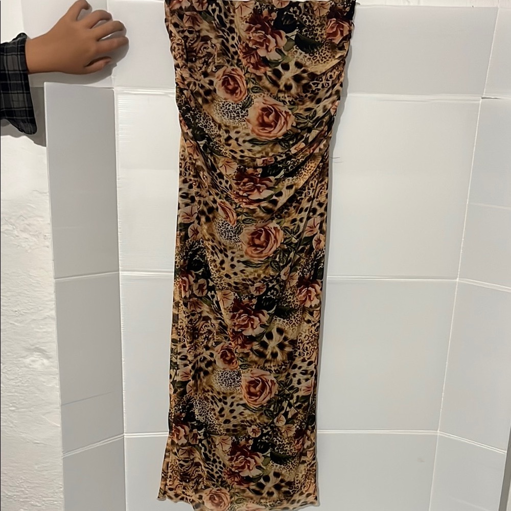 Floral Leopard Print pretty little thing  dress or skirt